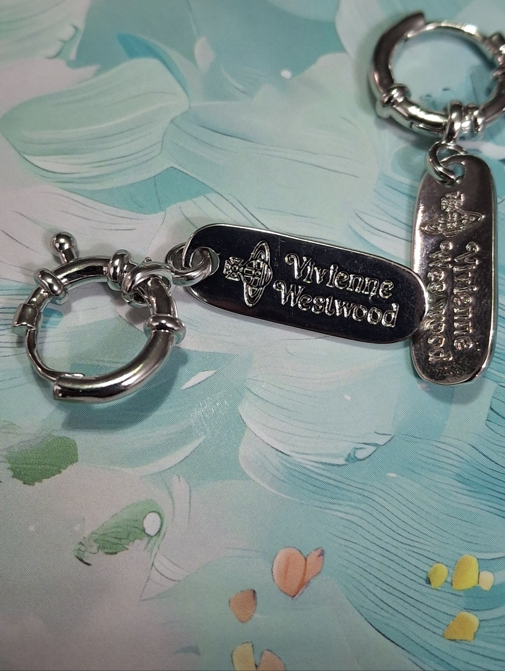Vivienne Westwood Huggie Charm Earrings - Picture 8 of 9
